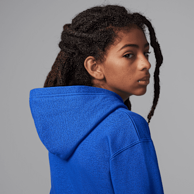 Sudadera con gorro sin cierre Baseline para niños talla grande Jordan