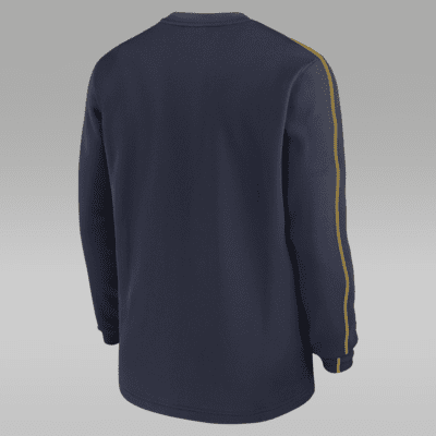 Michigan Wolverines Sideline Coach Men's Jordan College Long-Sleeve Top