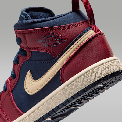 Tenis para niños de preescolar Jordan 1 Mid SE