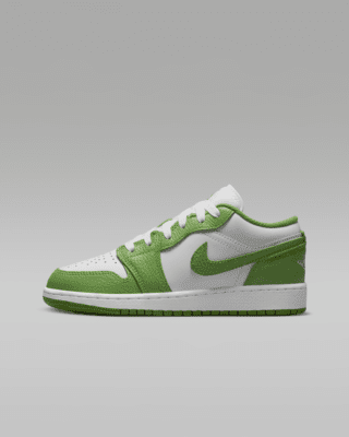 Nike Air Jordan 1 Low sneaker Wit/Lightning/Chlorophyll