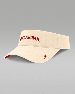 Мужские  Oklahoma Sooners Primetime Ace Jordan Brand Dri-FIT College Adjustable Visor