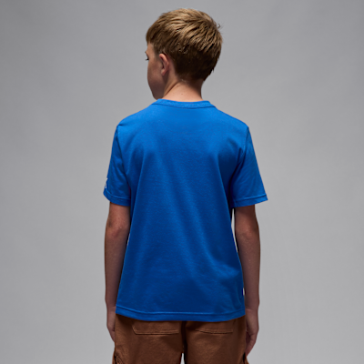 Playera con logotipo bordado Jordan para niños talla grande