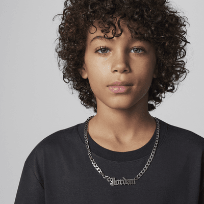 Playera bordada para niños talla grande Air Jordan
