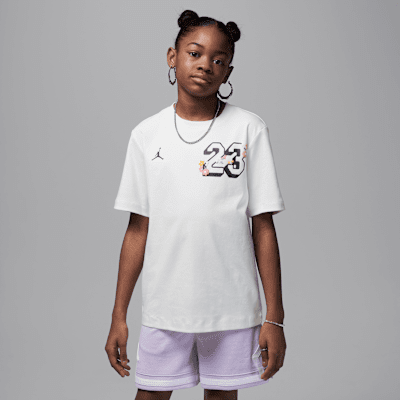 T-shirt oversize Summer Bloom Jordan – Ragazzo/a