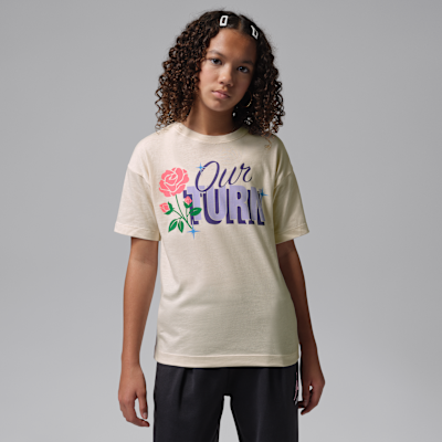 Playera "Our Turn" para niños talla grande Jordan