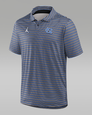 Мужские North Carolina Tour Stripe Jordan Brand Dri-FIT College Polo