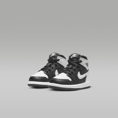 Calzado para bebé e infantil Jordan 1 Retro High OG "Black & White"