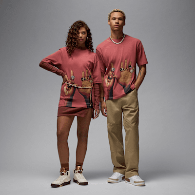 Playera con estampado de anillos para hombre Jordan Flight MVP