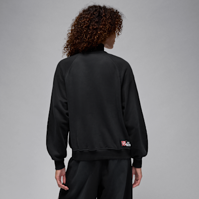 Pull femme en tissu Fleece avec fermeture éclair 1/4 Jordan Flight Club
