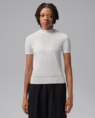 Женские шорты Jordan Sport Mock-Neck Short-Sleeve Golf Top