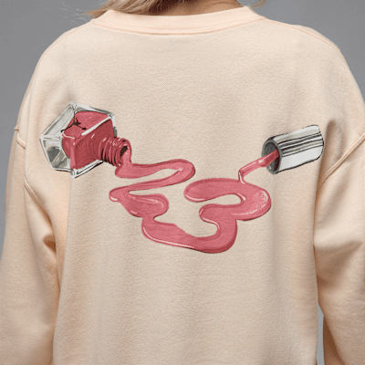 Sudadera sin cierre de cuello redondo para mujer Jordan Brooklyn Fleece