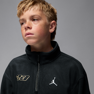 Sudadera de Polar Fleece de cierre de 1/4 Mountainside para niños talla grande Jordan