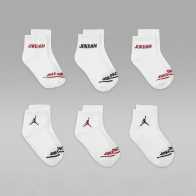Jordan Younger Kids' Ankle Socks (6 Pairs)