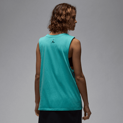 Playera sin mangas con gráficos para mujer Jordan