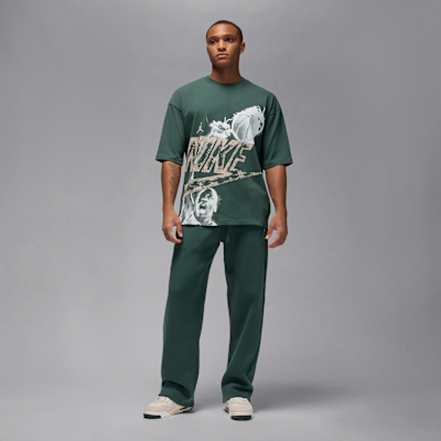 Pantalon oversize à ourlet fendu Jordan Brooklyn Fleece pour homme