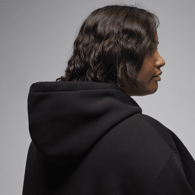Jordan Flight Fleece Women's Satin-Lined Pullover Hoodie (Plus Size)