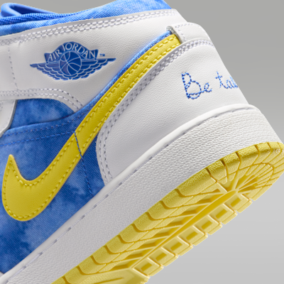 Air Jordan 1 Mid Sneaker School Big Kids' Shoes