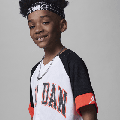 Air jordan baseball on sale jersey