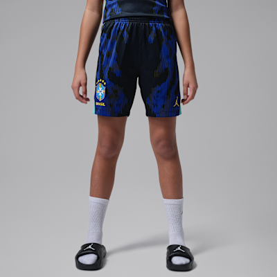 Brazil 2026 Stadium Away Big Kids' Jordan Dri-FIT Soccer Replica Shorts from Nike - $60