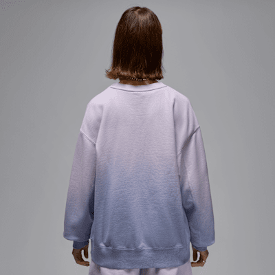 Sweat à col ras-du-cou en tissu en molleton Jordan Flight Fleece pour femme