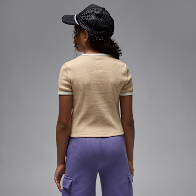 Jordan Older Kids' Semi-Cropped Ribbed T-Shirt