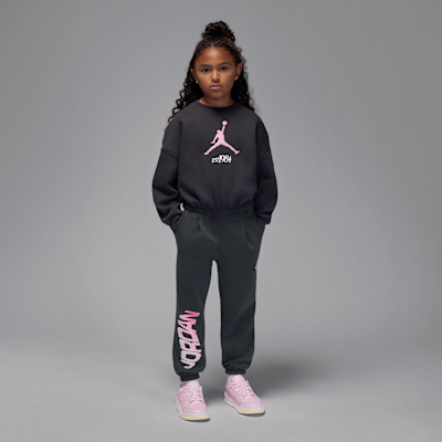 Jordan Jumpman Club Little Kids' Pleated Fleece Pants