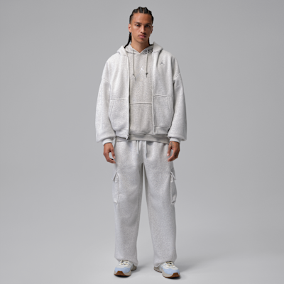 Jordan Brooklyn Tam Boy Fermuarlı Bol Kesimli Fleece Erkek Sweatshirt'ü görsel 8
