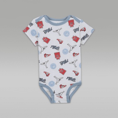 Jordan Flight Patch Baby (0-9M) Printed Bodysuits. Nike.com