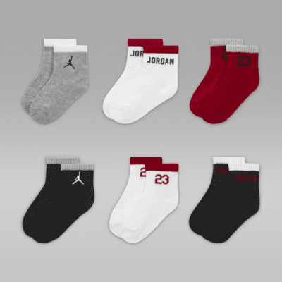 Jordan Baby (12–24) Legacy Ankle Gripper Socks (6 Pairs). Nike BE