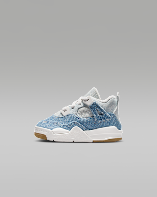 Детские кроссовки Jordan 4 Retro "Worn Blue" Baby/Toddler