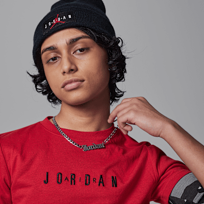 Jordan Big Kids' Embroidered Logo T-Shirt