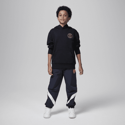 Sudadera con gorro sin cierre de tejido Fleece Statement para niños talla grande Jordan Paris Saint-Germain