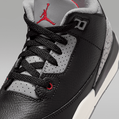 ジョーダン 3 レトロ "Black Cement" リトルキッズシューズ