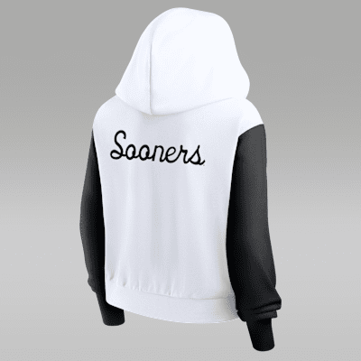 Oklahoma Athletic Prep Colorblocked Script Women’s Jordan Brand College Full-Zip Hoodie