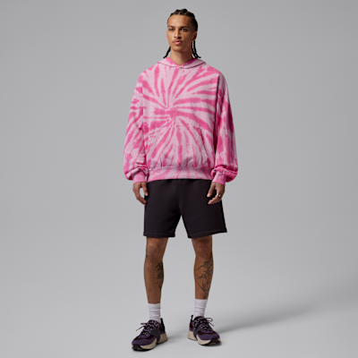 Jordan Brooklyn Fleece Batik Boyalı Kapüşonlu Erkek Festival Sweatshirt'ü görsel 8