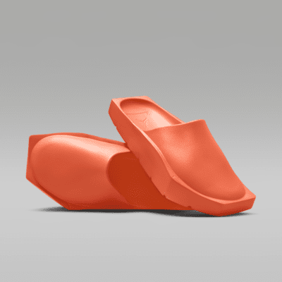 Orange best sale jordan slides