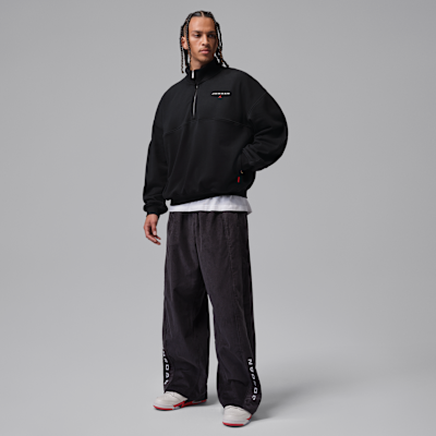 Jordan Flight Fleece Çeyrek Fermuarlı Erkek Üstü görsel 8
