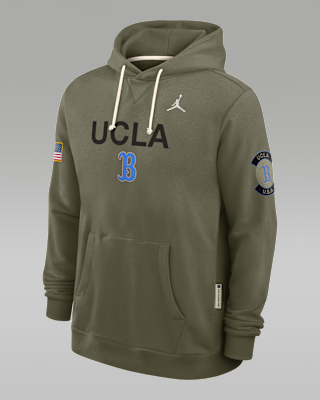 Мужское худи UCLA 2025 Military Appreciation Jordan Brand Dri-FIT College Pullover Hoodie