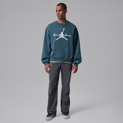 Męska dzianinowa bluza dresowa z półokrągłym dekoltem Jordan Brooklyn