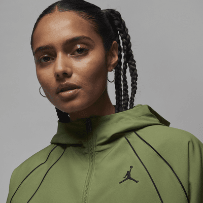 Veste doublée en tissu tissé Jordan pour femme