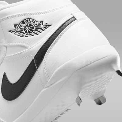 Tacos de béisbol para hombre Jordan 1 Retro Metal