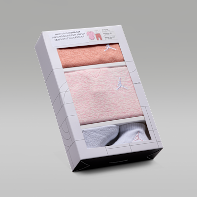 Jordan Baby Essentials Long Sleeve Bodysuit Boxed Set