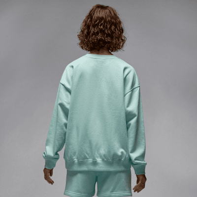Sudadera de cuello redondo de French Terry para mujer Jordan Brooklyn Fleece