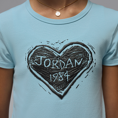 Jordan Big Kids' Etched Wood T-Shirt