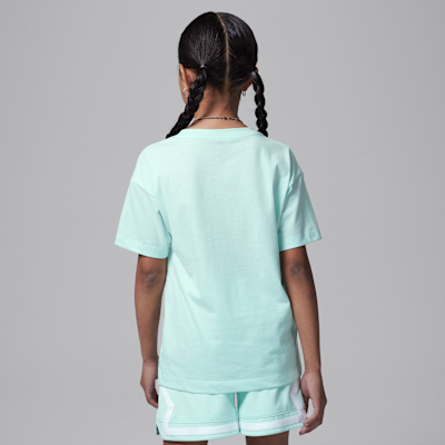 T-shirt med tryck Jordan för ungdom
