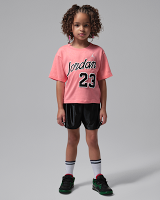 Детские шорты Jordan Little Kids' Flowy Durasheen 2-Piece Shorts Set
