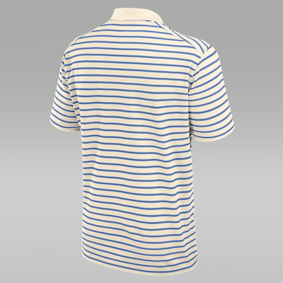 North Carolina Striped Men's Jordan Brand Dri-FIT College Polo