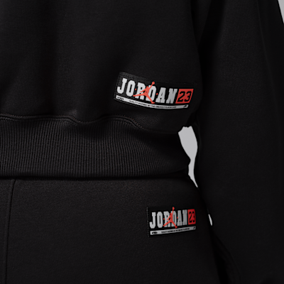 Sudadera con gorro de cierre completo cropped para mujer Jordan Brooklyn Fleece