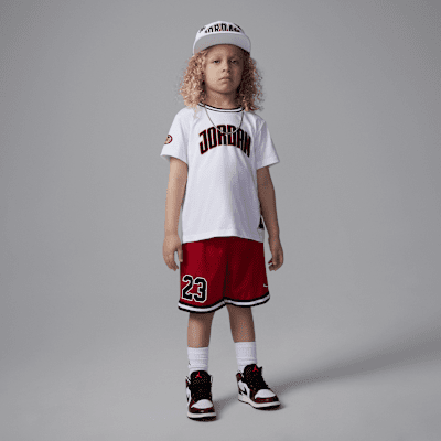 Jordan Little Kids' Playoff 2-Piece Mesh Shorts Set