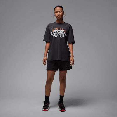 T-shirt oversize con grafica Jordan – Donna